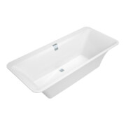 V&B Baignoire ovale Squaro Edge 12 Duo 180x80cm, vidage central, blanc