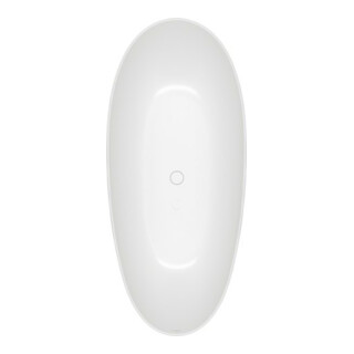 V&B Baignoire rectangulaire Antao 170x75 cm, blanc pierre, autoportante