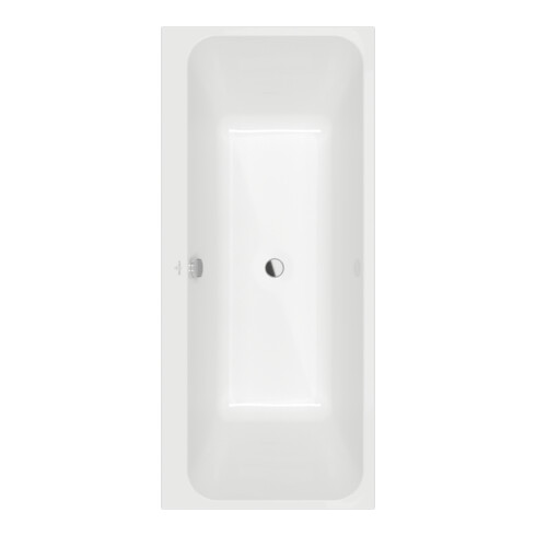 V&B Baignoire rectangulaire Architectura 180x80 cm, blanc, acrylique