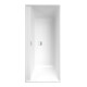 V&B Baignoire rectangulaire Collaro Duo 160x75cm, encastrée Chrome, blanc-1