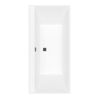 V&B Baignoire rectangulaire Collaro Duo 190x90 cm, version EB, blanc pierre mat
