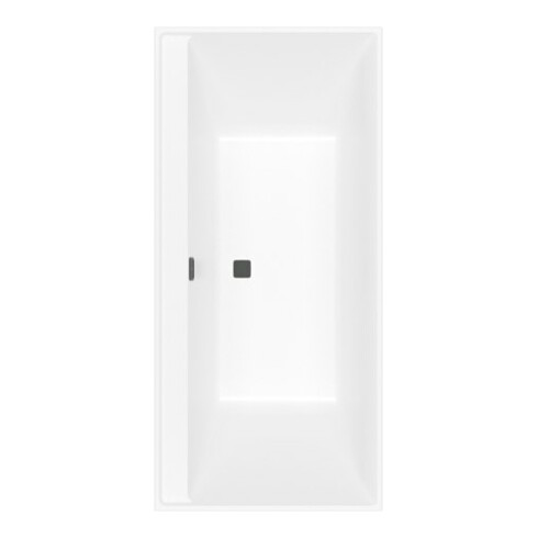 V&B Baignoire rectangulaire Collaro Duo 190x90 cm, version EB, blanc pierre mat