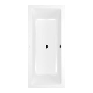 V&B Baignoire rectangulaire Newo 160x75 cm, vidage central, blanc