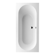V&B Baignoire rectangulaire Oberon 190x90 cm, vidage central, blanc-1