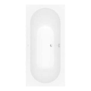 V&B Baignoire rectangulaire Oberon 190x90 cm, vidage central, blanc pierre