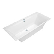 V&B Baignoire rectangulaire Squaro Edge 12 Duo 180x80 cm, blanc, vidange centrale-1