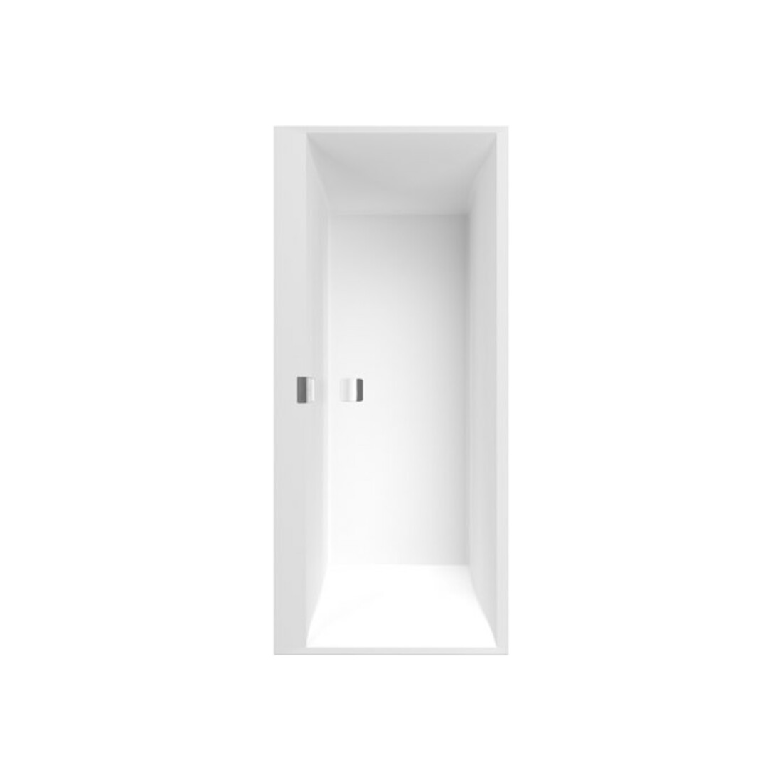 V&B Baignoire rectangulaire Squaro Edge 12 Duo 180x80cm, blanc pierre, vidage central
