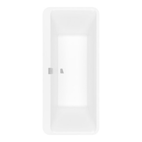 V&B Baignoire rectangulaire Squaro Edge 12 Duo 180x80cm, fr, m Multi Trio, vc, st. blanc