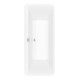 V&B Baignoire rectangulaire Squaro Edge 12 Duo 180x80cm, îlot, avec vidange/surverse, blanc brillant-1