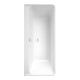 V&B Baignoire rectangulaire VD Collaro 179x79x62 cm, acrylique, droite, blanc-1