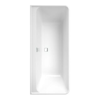 V&B Baignoire rectangulaire VD Collaro 179x79x62cm, montage avant, acrylique, blanc