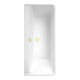 V&B Baignoire rectangulaire VJ Collaro 179x79x62 cm, acrylique, droite, blanc-1