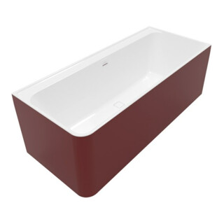 V&B Baignoire rectangulaire VP Collaro 179x79x47cm, acrylique, blanche, droite, avec trop-plein