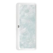 V&B Baignoire Squaro Edge 12 1800x800x475mm Ovale avec système AC TP2 Blanc Alpin