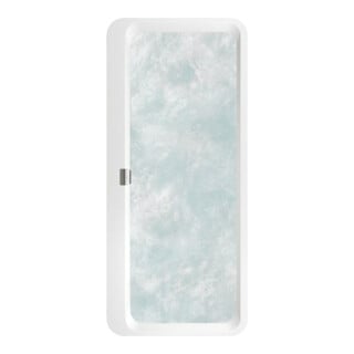 V&B Baignoire Squaro Edge 12 1800x800x475mm Ovale avec système HE TP1 Blanc Alpin