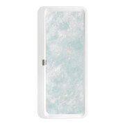 V&B Baignoire Squaro Edge 12 1800x800x475mm Ovale avec système HE TP1 Blanc Alpin