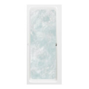V&B Baignoire Subway 1600x700x445mm rectangulaire avec système HE TP1 Blanc Alpin