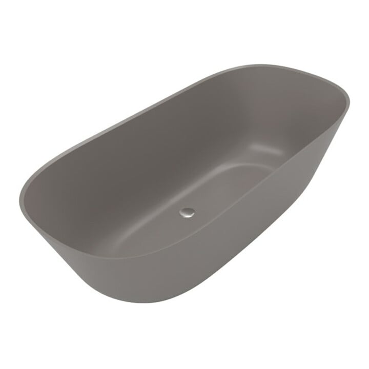 V&B Baignoire Theano 175x80 cm, autoportante, gris