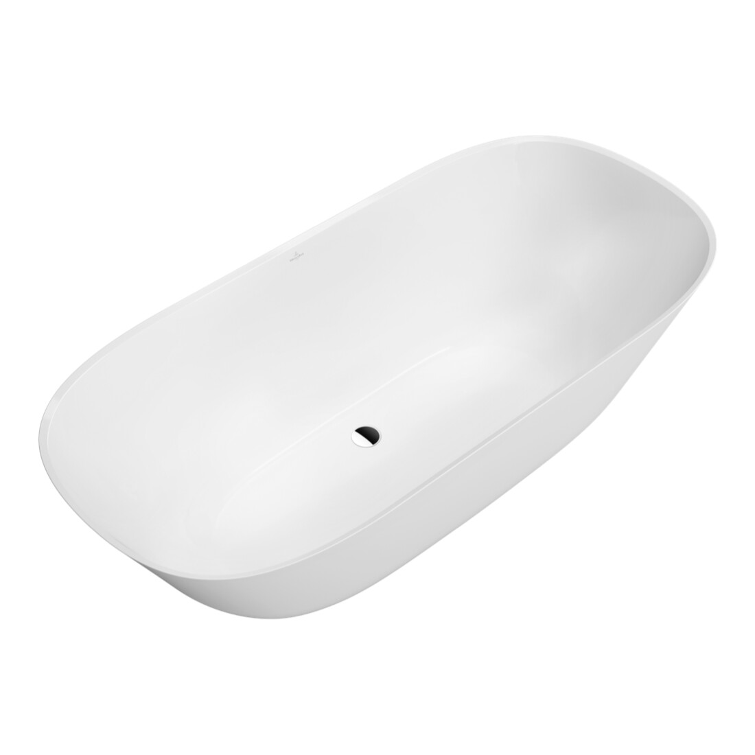 V&B Baignoire Theano 175x80 cm, autoportante, vert morning