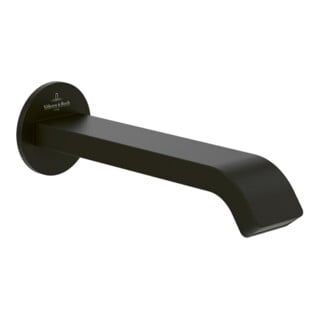 V&B Bec de baignoire Dawn montage mural, noir mat