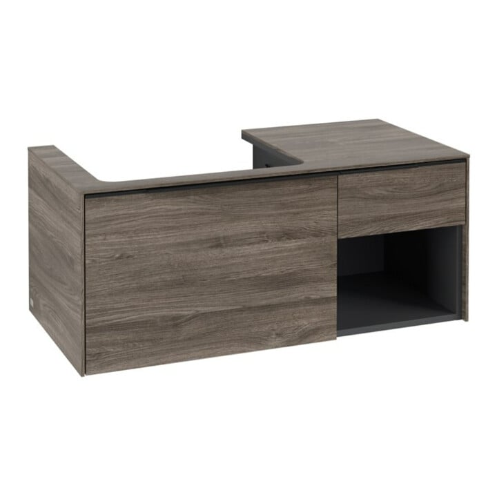 V&B Beck Armoire sous-lavabo gauche Subway 3.0 100,1x42,25x51,6cm, avec LE/Gr devant, st. Oa