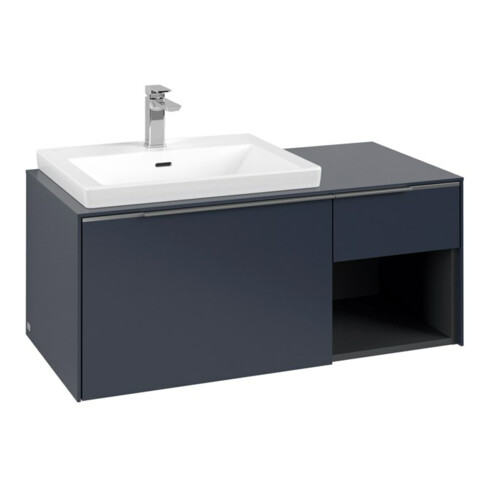 V&B Beck. caisson sous lavabo Subway 3.0 100,1x42,25x51,6cm, gauche, blanc mat