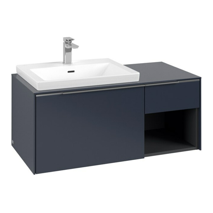 V&B Beck. caisson sous lavabo Subway 3.0 100,1x42,25x51,6cm, gauche, blanc mat