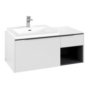 V&B Beck. li Subway 3.0 Meuble sous-lavabo 100,1x42,25x51,6 cm, avec LE/Gr vo b, P blanc
