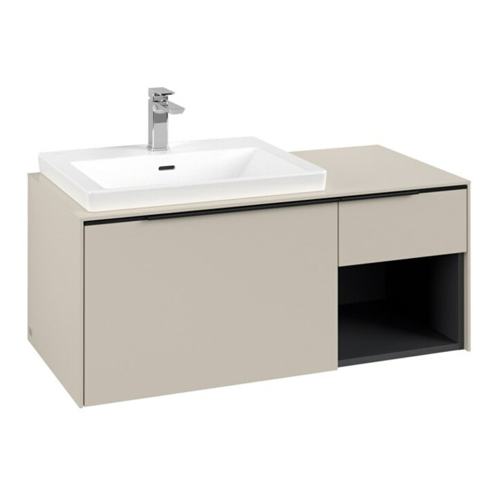 V&B Beck. li Subway 3.0 Meuble sous lavabo 100,1x42,25x51,6cm, o LE/Gr vo b, ca Gr