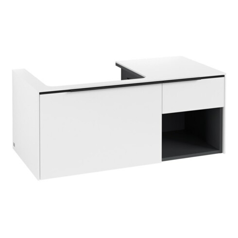 V&B Beck. Meuble sous lavabo gauche Subway 3.0 100,1x42,25x51,6cm, blanc mat
