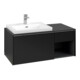 V&B Beck Meuble sous lavabo gauche Subway 3.0 100,1x42,25x51,6cm, m LE/Gr AL g, vo bla-1
