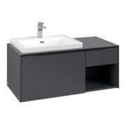 V&B Beck meuble sous-lavabo Subway 3.0 100,1x42,25x51,6cm, gauche, graphite-3