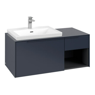 V&B Beck. Meuble sous lavabo Subway 3.0 100,1x42,25x51,6cm, gauche, monolithique, blanc mat