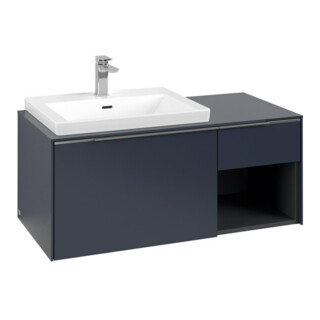 V&B Beck meuble sous-lavabo Subway 3.0 100,1x42,25x51,6cm, m LE/Gr AL g, Mar b
