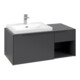 V&B Beck. sous-meuble lavabo gauche Subway 3.0 100,1x42,25x51,6cm, avec LE/Gr mon., graph.-1