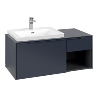 V&B Beck. Sous-meuble lavabo gauche Subway 3.0 100,1x42,25x51,6cm, avec LE/Gr mon., Mar b