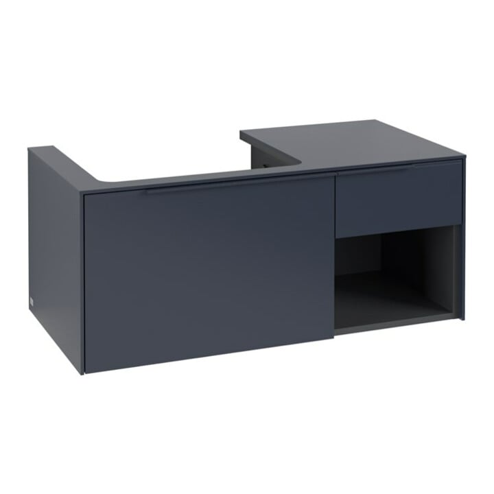 V&B Beck. Sous-meuble lavabo gauche Subway 3.0 100,1x42,25x51,6cm, avec LE/Gr mon., Mar b