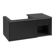 V&B Beck Sous-meuble lavabo gauche Subway 3.0 100,1x42,25x51,6cm, blanc mat