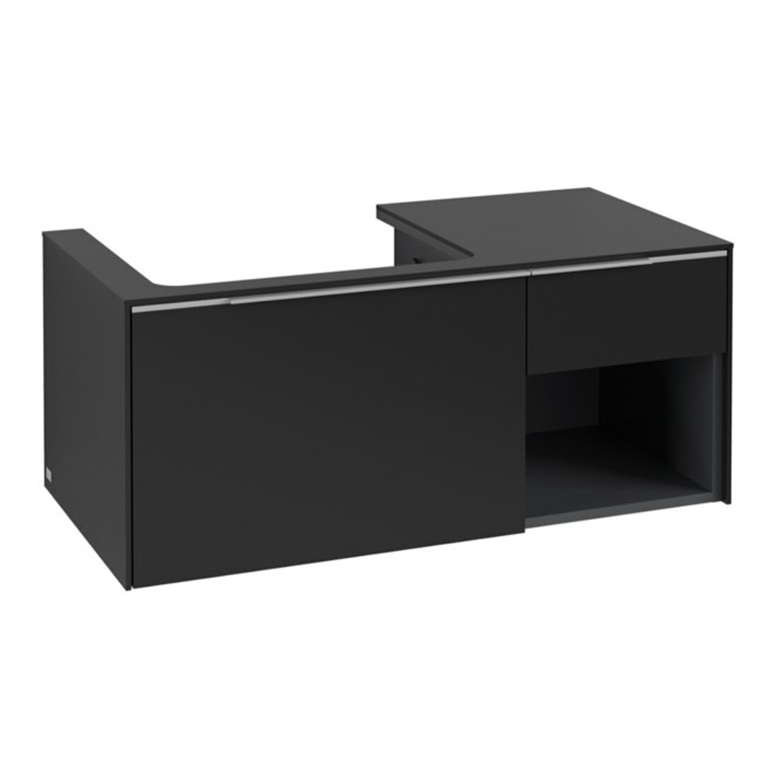 V&B Beck Sous-meuble lavabo gauche Subway 3.0 100,1x42,25x51,6cm, blanc mat