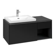 V&B Beck Sous-meuble lavabo gauche Subway 3.0 100,1x42,25x51,6cm, blanc mat-3