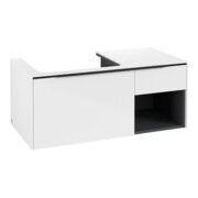 V&B Beck. Sous-meuble lavabo gauche Subway 3.0 100,1x42,25x51,6cm, blanc mat
