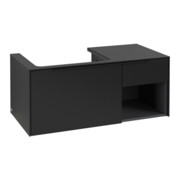 V&B Beck. Sous-meuble lavabo gauche Subway 3.0 100,1x42,25x51,6cm, m LE/Gr vo b, vo bla