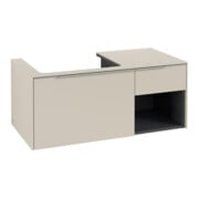 V&B Beck. Sous-meuble lavabo gauche Subway 3.0 100,1x42,25x51,6cm, o LE/Gr AL g, env. Gr