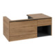 V&B Beck. Sous-meuble lavabo Subway 3.0 100,1x42,25x51,6cm, gauche, blanc mat/bois clair-1