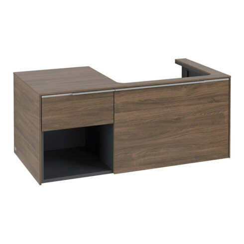 V&B Beck. Sous-meuble lavabo Subway 3.0 100,1x42,25x51,6cm, m LE/Gr AL g, Ar Oa