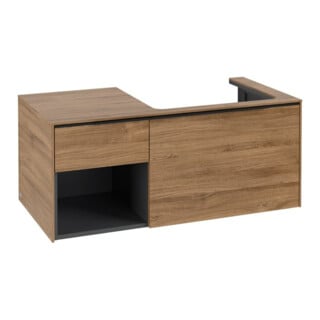 V&B Beck. sous-meuble lavabo Subway 3.0 100,1x42,25x51,6cm, m LE/Gr vo b, Kan Oa