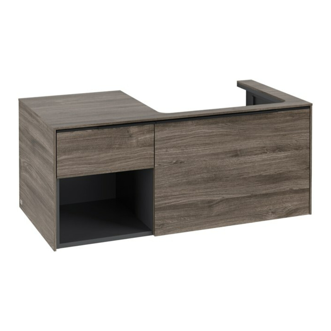 V&B Beck. sous-meuble lavabo Subway 3.0 100,1x42,25x51,6cm, m LE/Gr vo b, st. Oa