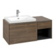 V&B Beck. Sous-meuble lavabo Subway 3.0 100,1x42,25x51,6cm, o LE/Gr AL g, Ar Oa-1