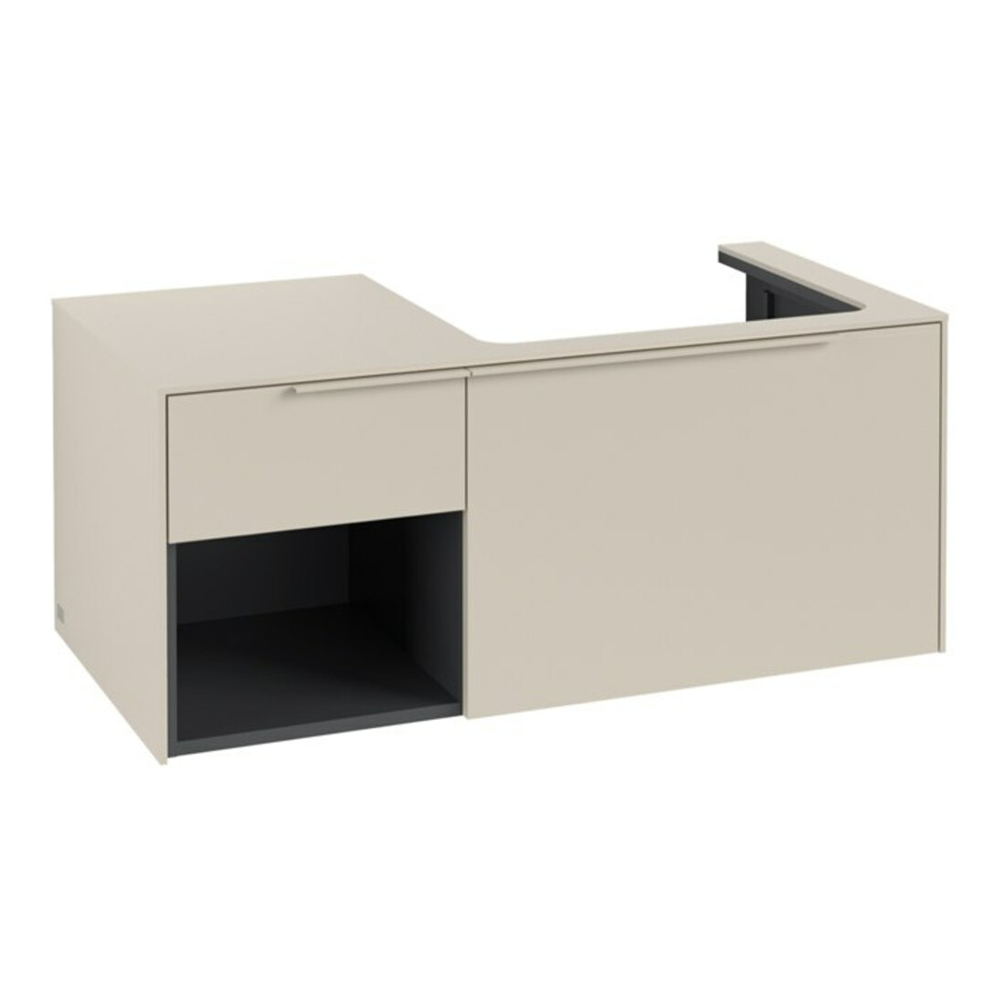 V&B Beck. sous-meuble lavabo Subway 3.0 100,1x42,25x51,6cm, o LE/Gr mon., env. Gr