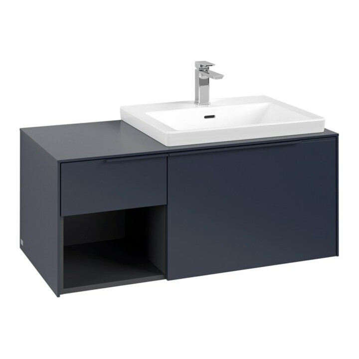 V&B Beck. sous-meuble lavabo Subway 3.0 100,1x42,25x51,6cm, o LE/Gr mon., Mar b